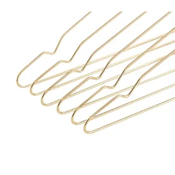 ACAZA 20 Metalen Kleerhangers, Ultra-dunne en Ruimtebesparende Kledinghangers, Goud Sale