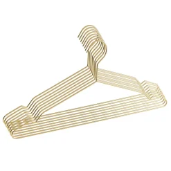ACAZA 20 Metalen Kleerhangers, Ultra-dunne en Ruimtebesparende Kledinghangers, Goud Sale