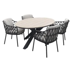 4-Seasons Outdoor 4 Seasons Calpi / GI Edison 180 x 115 cm. tafel - ovale tuinset Best
