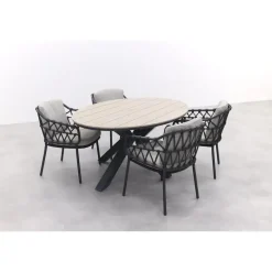 4-Seasons Outdoor 4 Seasons Calpi / GI Edison 180 x 115 cm. tafel - ovale tuinset Best