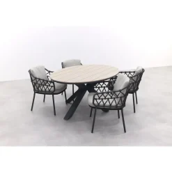 4-Seasons Outdoor 4 Seasons Calpi / GI Edison 180 x 115 cm. tafel - ovale tuinset Best