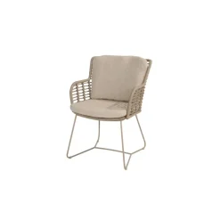 4-Seasons Outdoor 4 Seasons Fabrice lounge dining stoel - Latte Discount