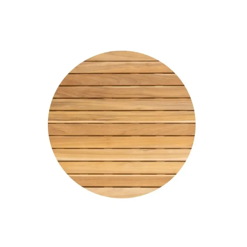 4-Seasons Outdoor 4 Seasons Verdi ronde salontafel teak 73 cm. - Latte