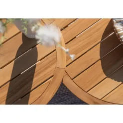 4-Seasons Outdoor 4 Seasons Volta teak salontafel - Ø60 cm. taupe Discount