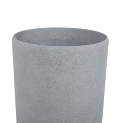 Beliani ABDERA - Bloempot set van 2 - Grijs - Klein - Stenenmix New