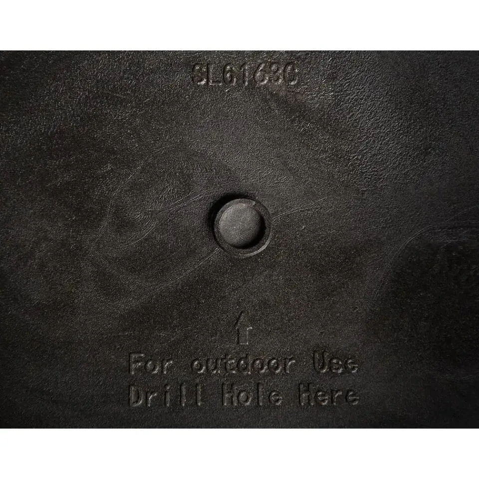 Beliani ABDERA - Bloempot set van 2 - Grijs - Klein - Stenenmix New