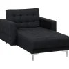 Beliani ABERDEEN - Chaise longue - Grijs - Symmetrisch - Polyester Sale