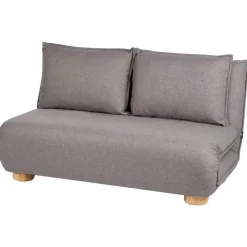 Leen Bakker ABISKO - Slaapbank 2-zits - Donkergrijs - Kunstlinnen Hot
