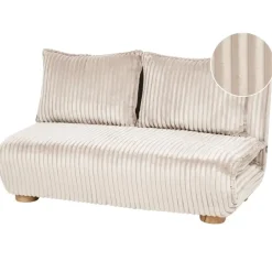 Leen Bakker ABISKO - Slaapbank 2-zits - Gebroken wit - Corduroy Sale