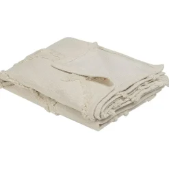 Beliani ACACIA - Plaid - Beige - 130 x 160 cm - Katoen Best