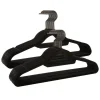 Merkloos ACAZA - 50 Anti-slip kleerhangers - Zwarte haak Best