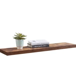 Merkloos ACAZA Boekenplank van 100 cm lang - industrieel Design - Vintage bruin Outlet
