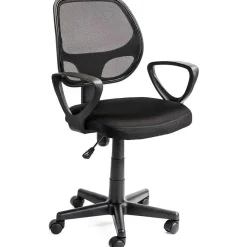 Merkloos ACAZA Bureaustoel Buritos - Solide, Verstelbaar en Ergonomisch - Zwart Discount