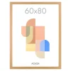 Merkloos ACAZA Fotokader - Fotolijst van 60x80 cm - Warm Oak - MDF - Plexiglas Clearance