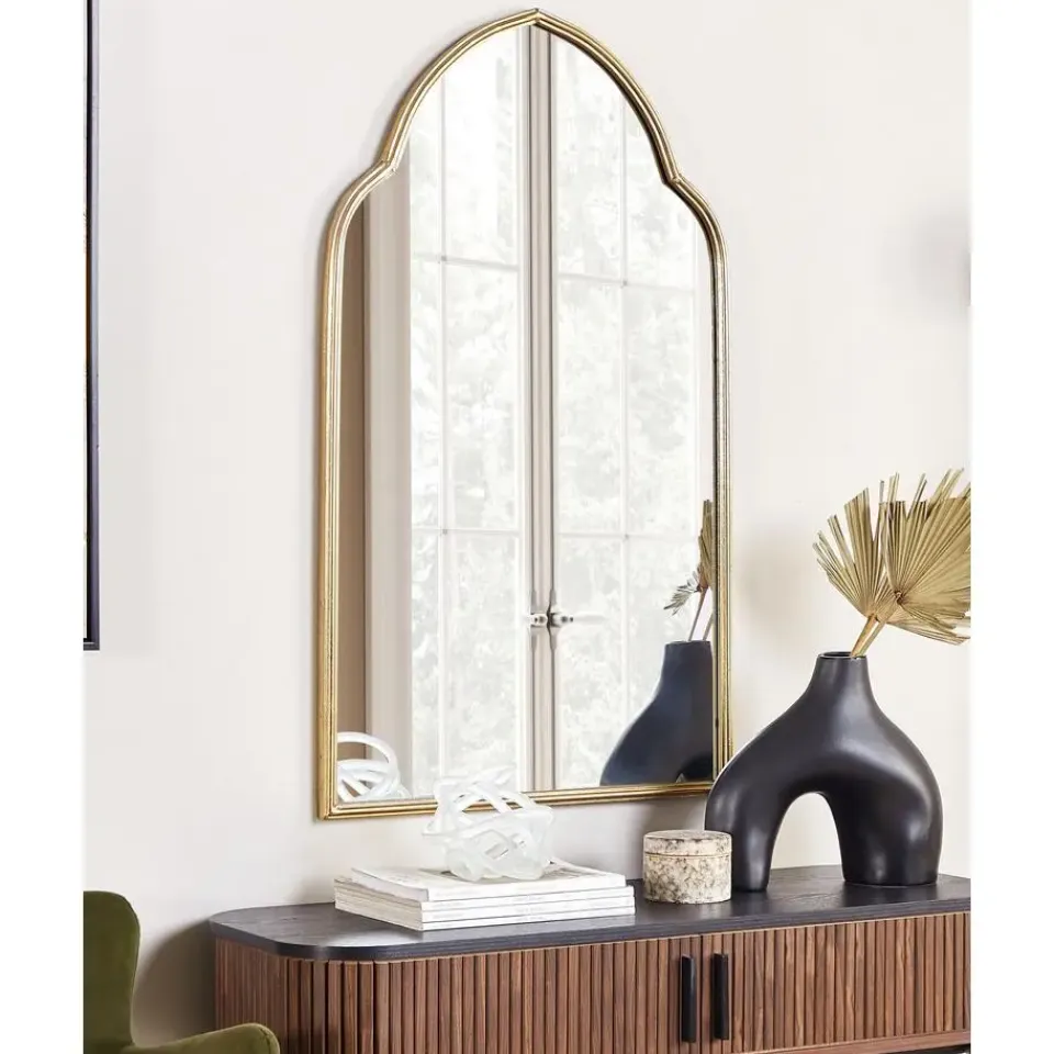 Beliani ACONCHI - Spiegel - Goud - IJzer Sale