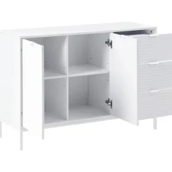 Leen Bakker ADELAIDE - Dressoir - Wit - MDF Best