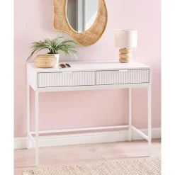 Leen Bakker ADELAIDE - Sidetable - Wit - MDF Best