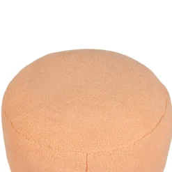 Leen Bakker ADLANA - Poef - Oranje - Stof Hot