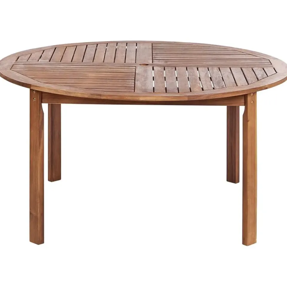 Beliani AGELLO/TOLVE - Tuinset voor 6 - Lichthout - Acaciahout Clearance