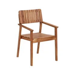 Beliani AGELLO/TOLVE - Tuinset voor 6 - Lichthout - Acaciahout Clearance