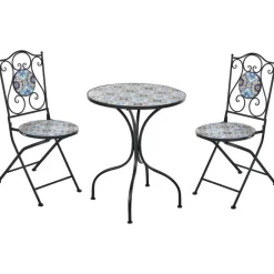 Leen Bakker AGGIUS - Bistroset - Zwart - IJzer Outlet