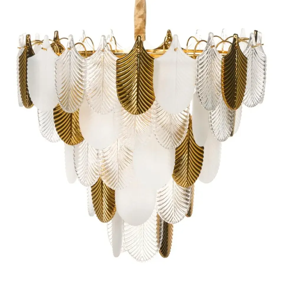 Leen Bakker AGUIRRE - Kroonluchter - Messing/Transparant - Glas Best