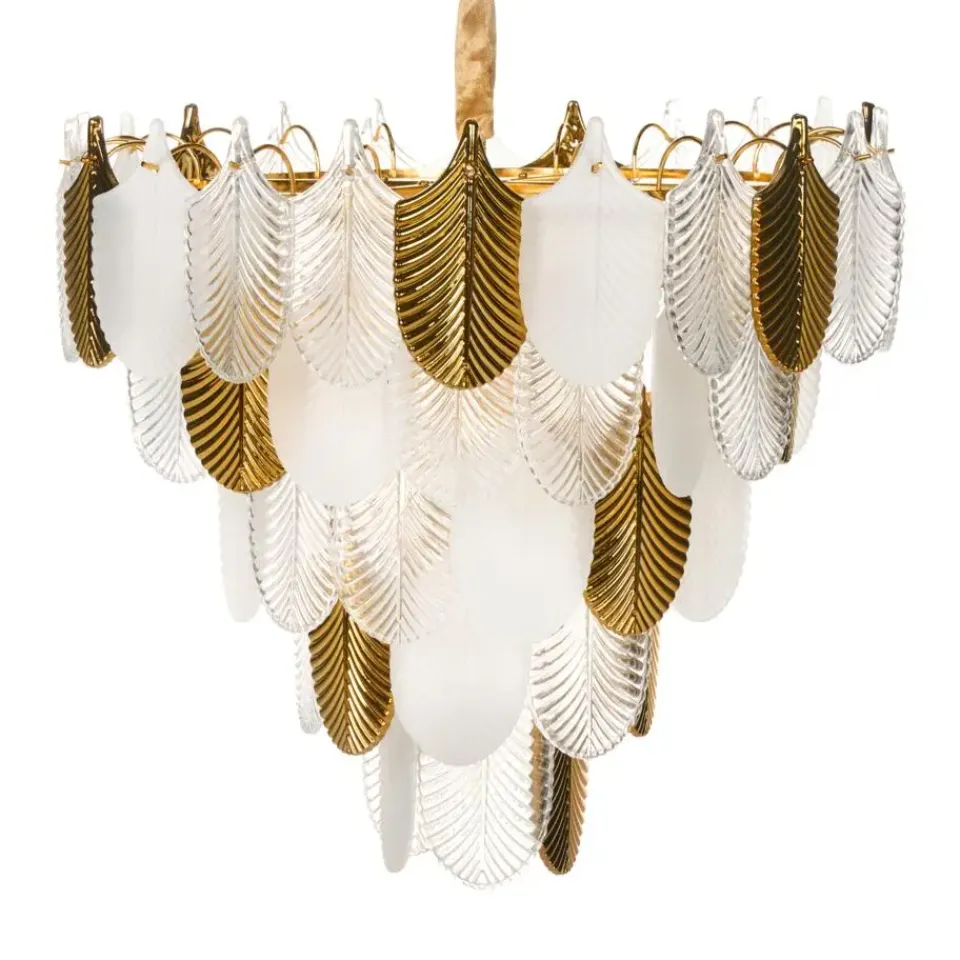 Leen Bakker AGUIRRE - Kroonluchter - Messing/Transparant - Glas Best