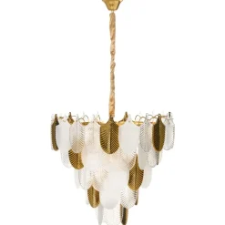 Leen Bakker AGUIRRE - Kroonluchter - Messing/Transparant - Glas Best