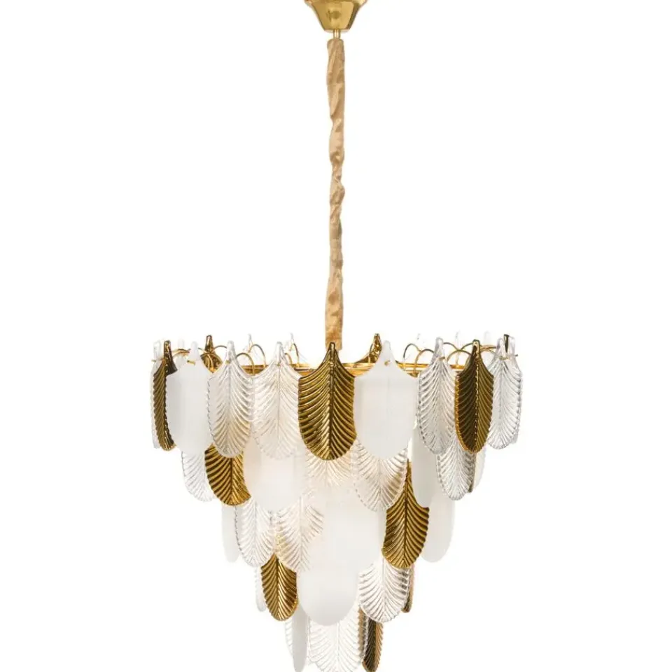 Leen Bakker AGUIRRE - Kroonluchter - Messing/Transparant - Glas Best