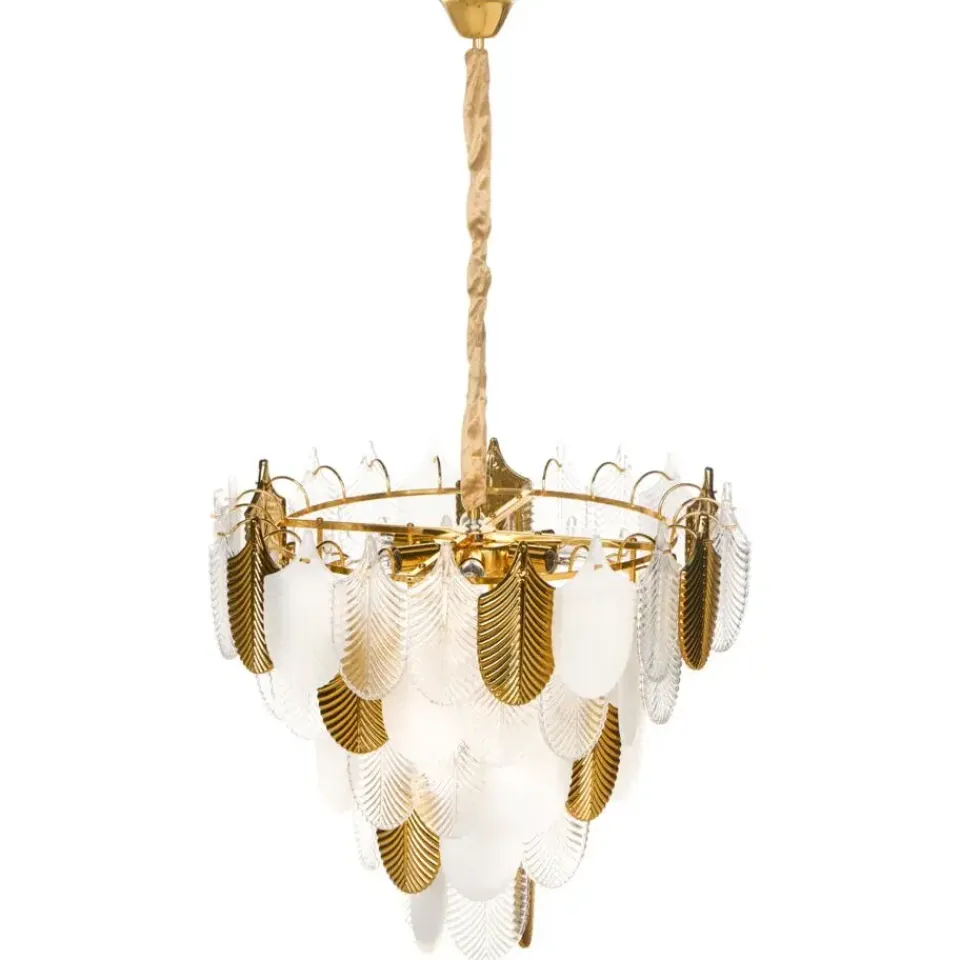 Leen Bakker AGUIRRE - Kroonluchter - Messing/Transparant - Glas Best