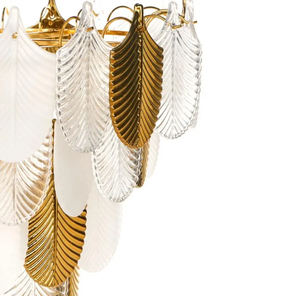 Leen Bakker AGUIRRE - Kroonluchter - Messing/Transparant - Glas Best