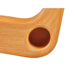 Beliani AIROLE - Ligstoel - Lichthout - Rotan Discount