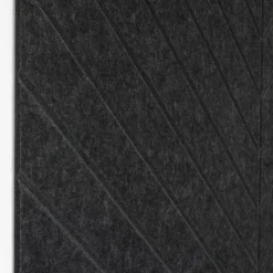 IVOL Akoestisch wandpaneel PET-vilt - 100x100cm - Visgraat motief Antraciet Best