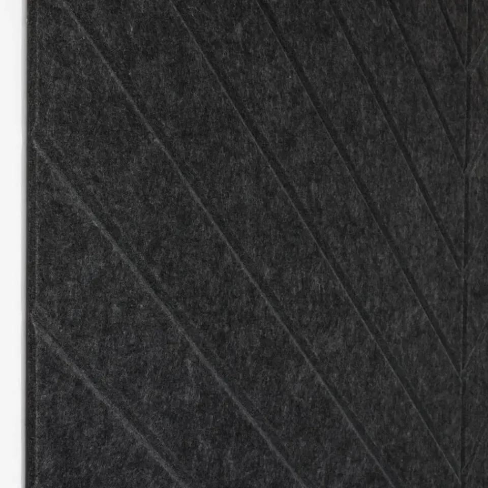 IVOL Akoestisch wandpaneel PET-vilt - 100x100cm - Visgraat motief Antraciet Best