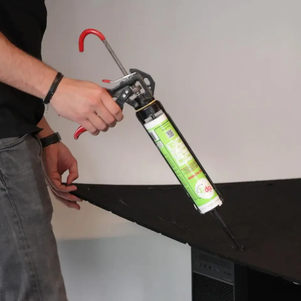 IVOL Akoestisch wandpaneel PET-vilt - 100x100cm - Visgraat motief Antraciet Best