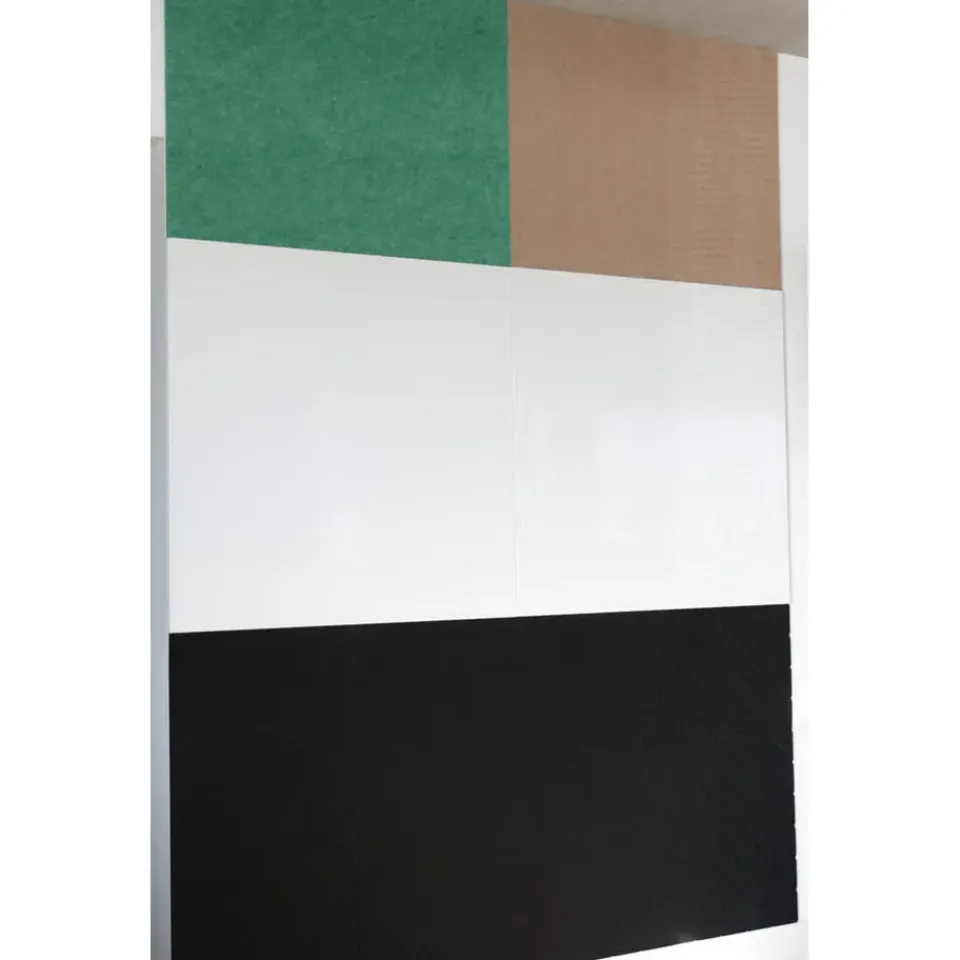 IVOL Akoestisch wandpaneel PET-vilt - 100x100cm - Visgraat motief Antraciet Best