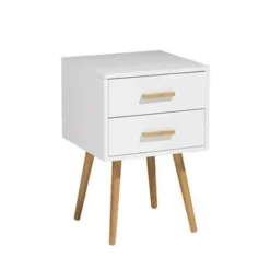 Beliani ALABAMA - Nachtkastje - Wit - MDF New