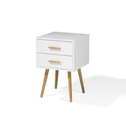 Beliani ALABAMA - Nachtkastje - Wit - MDF New