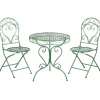Leen Bakker ALBINIA - Bistroset voor 2 - Groen - Metaal Outlet