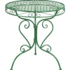 Leen Bakker ALBINIA - Tuintafel - Groen - 70 x 70 cm - IJzer Online