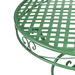 Leen Bakker ALBINIA - Tuintafel - Groen - 70 x 70 cm - IJzer Online