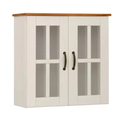 Loft24 Alby - Wandkast met 2 deuren van grenen in wit Clearance