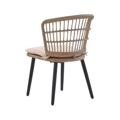 Beliani ALIANO - Tuinset 6 personen - Natuurlijk - PE rotan Online