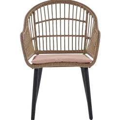 Beliani ALIANO - Tuinset 6 personen - Natuurlijk - PE rotan Online