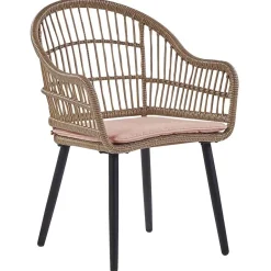 Beliani ALIANO - Tuinset 6 personen - Natuurlijk - PE rotan Online