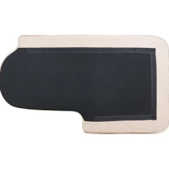 Beliani ALLIER - Chaise longue - Beige - Linkerzijde - Bouclé