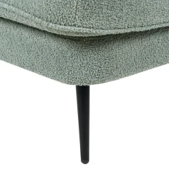 Beliani ALLIER - Chaise longue - Groen - Rechterzijde - Bouclé Best