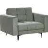 Beliani ALNES - Fauteuil - Donkergroen - Stof Outlet
