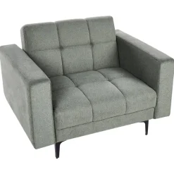 Beliani ALNES - Fauteuil - Donkergroen - Stof Outlet
