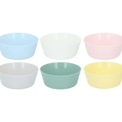 Alpina kommetjes /schaaltjes - 6x - gekleurd - kunststof - 11 cm Outlet